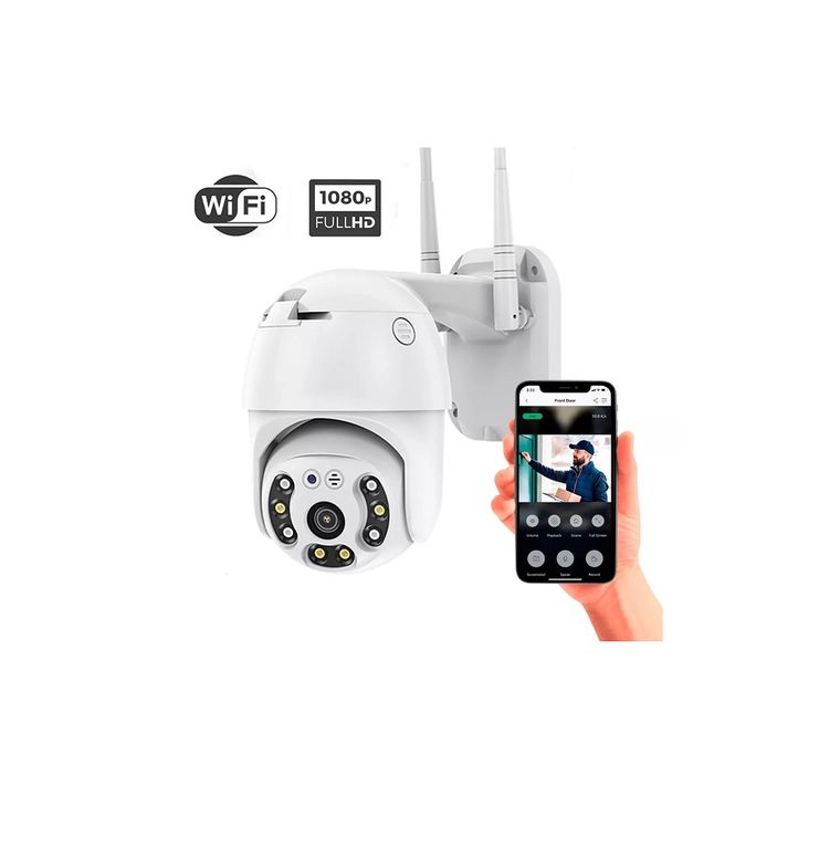 Cámara A6 icsee IP66 full HD Exterior Vigilancia, Sensor Mov, Infrarrojo