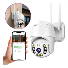 PREMIUM - Cámara A6 icsee IP66 full HD Exterior Vigilancia, Sensor Mov, Infrarrojo