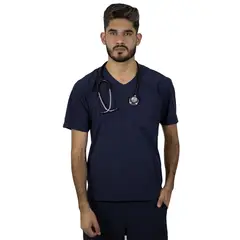 TWELVE - - conjunto scrubJohns - azul marino jaspeado