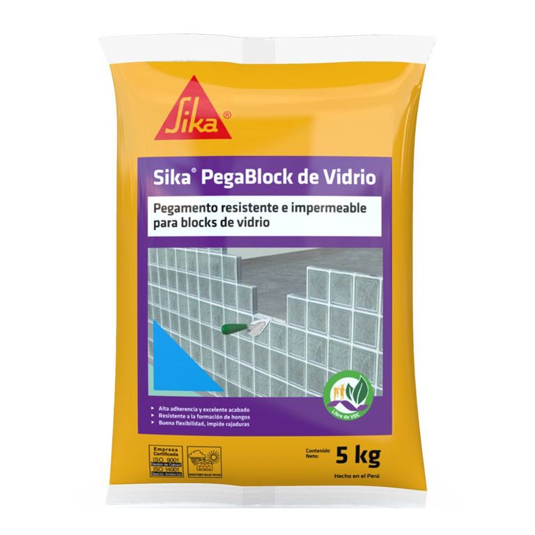 Pegamento para bloque de vidrio Pegablock de vidrio x 5kg