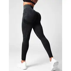 ALPHA FIT - Leggings deportivos pushup - Malla deportiva mujer - Leggins scrunch