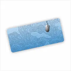 GENERICO - Mouse Pad Gamer Xl Topografic azul
