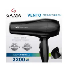 GAMA - SECADORA VENTO CERAMIC SHINE ION 2200W
