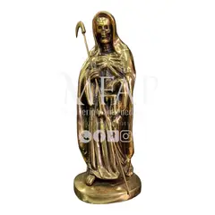 MFAP BRONCERIA Y ANTIGUEDADES - Escultura de la Santa muerte en bronce