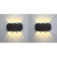 GENERICO - Pack 2 Lampara de pared Aplique garra de dragón 6w Luz Calida