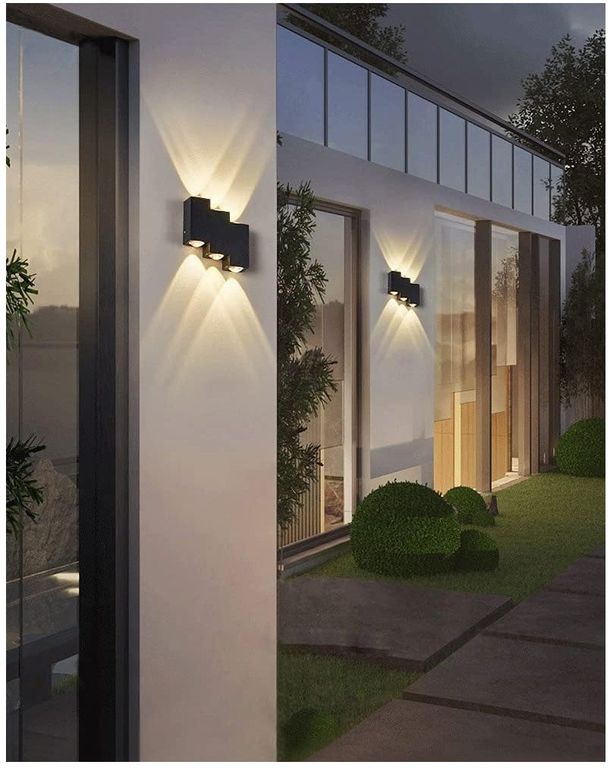 Pack 2 Lamparas de pared Led Aplique escalera 6 w Luz Cálida