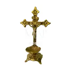 MFAP BRONCERIA Y ANTIGUEDADES - Crucifijo en bronce fundido 20 cm - Fe eterna