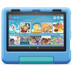 AMAZON - Tablet Fire HD 8 Kids 2022 - 12va Generación para niños de 3 a 7 años - 2022 - 32GB - Celeste