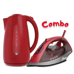 OSTER - Combo Plancha de vapor + Hervidor eléctrico 2.5 Litros