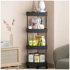 KELLER - Carrito Organizador Estante Esquinero con Ruedas Multiusos YG5 NG