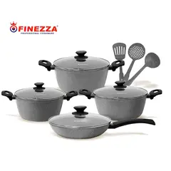 FINEZZA - Juego de Ollas 11 Piezas Granito