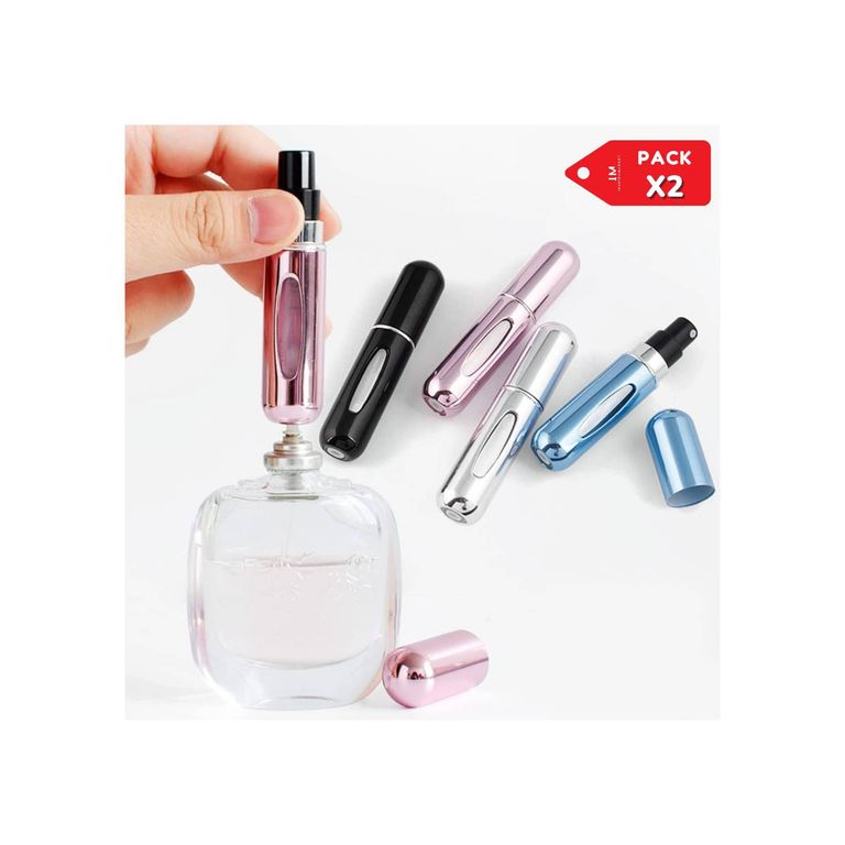 Pack x2 dispensador atomizador cápsula de perfume para viaje 5ml Aleatorio