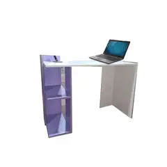 AMUEBLE - Escritorio de melamine * BILBAO * LILA  Tiendas