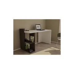 AMUEBLE - Escritorio de melamine * BILBAO * marron  Tiendas
