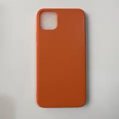 GENERICO - CASE IPHONE 11 PRO MAX CUERO PREMIUM COLOR NARANJA