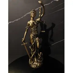 GENERICO - Escultura de Dama de la Justicia Poliresina
