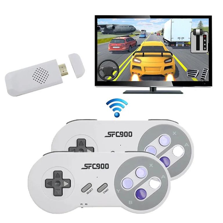 2.4G consola de juegos inalámbricos incorporada 5000 juegos.