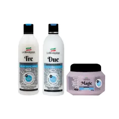 LA BRASILIANA - Kit - Shampoo TRE + Reacondicionador + Magic POS 500 gr.