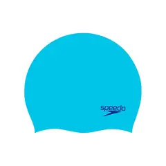 SPEEDO - Gorro Natacion Plain Moulded Cap Junior Sky Blue