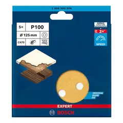 BOSCH - Lija Excentrica 5" Grano 100 5 Und Expert 2608.900.806-000