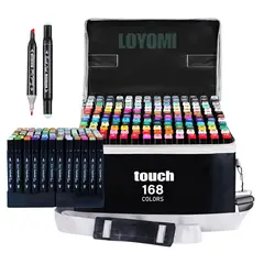 TOUCH - Plumones profesionales doble punta dibujo artístico 168 und