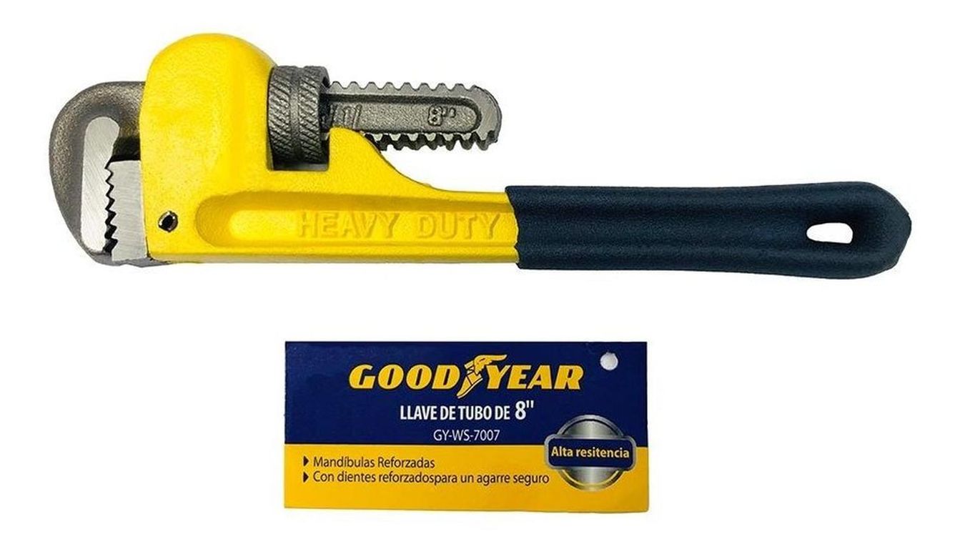 Llave de tubo stilson 8 gy-ws-7007