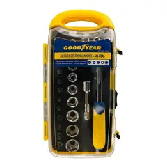 GOODYEAR - Destornilladores puntas dados set 26pcs gy-sdk-4009