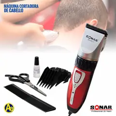 SONAR - Cortadora de Cabello Trimmer Recargable CortaPelo SN-6011