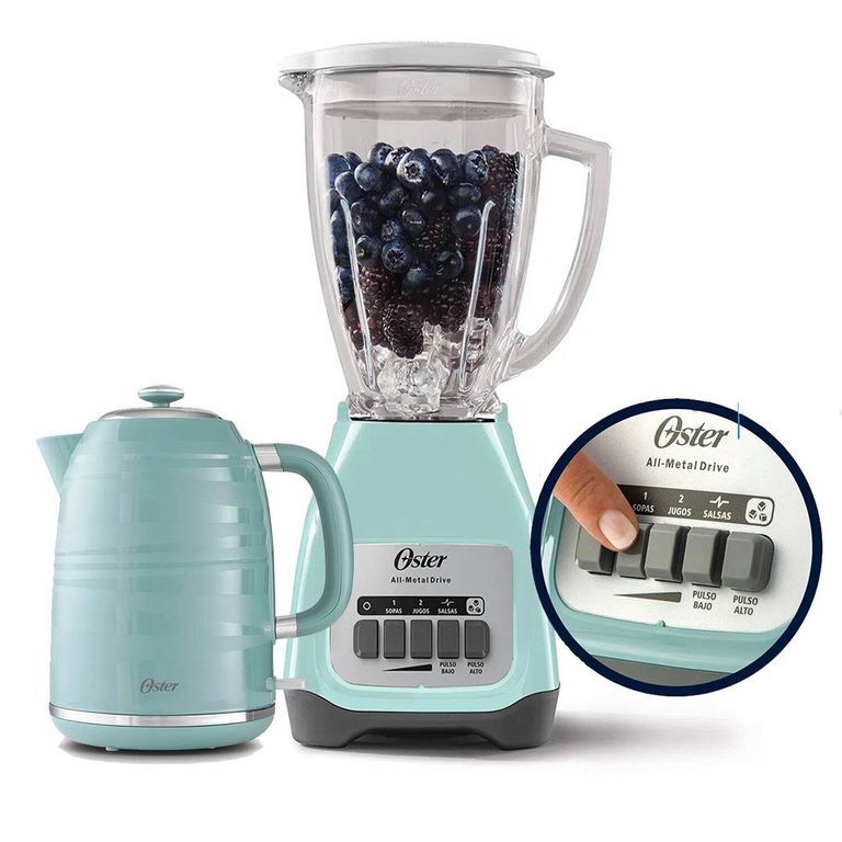 Combo Licuadora 2 Vel BLSTKAG-VPB +Hervidor 1.7lt