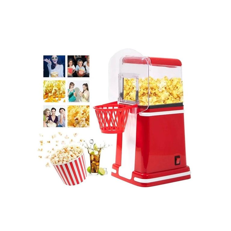 Máquina Canchita Palomitas de Maiz con Cesta de Basquet