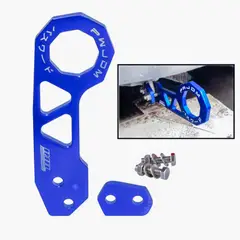 GENERICO - Gancho Posterior Remolque Azul Auto Tuning JDM