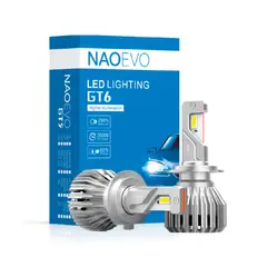 NAOEVO - Focos LED Serie GT6 Base H7 10000LM
