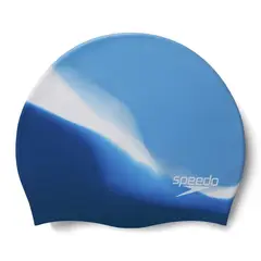SPEEDO - Gorro para Natacion Multicolour Silicone Azul Neon