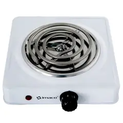 IMACO - Cocina Eléctrica 1 Hornilla HP-1000 Blanco