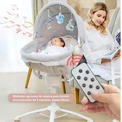 BABYKISS - Mecedora Cuna Electrica moises Multifucional 3 en 1 moises