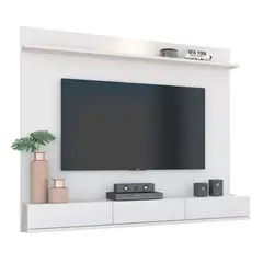 AMUEBLE - Centro de Entretenimiento, panel de tv * BRANCO * melamina