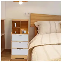 VENTITAS HOME - Velador Vintage Bridget Haya y Blanco