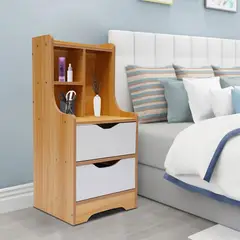 VENTITAS HOME - Velador Vintage Eva Haya y Blanco