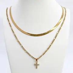 GENERICO - Set collares con cruz - Naif Jewelry