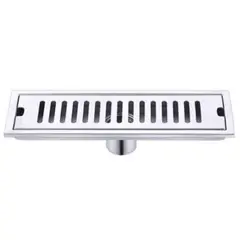 PUREPOWER - Rejilla De Cubierta Drenaje Piso Ducha Acero Inoxid 10×50cm