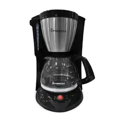FINEZZA - Cafetera Eléctrica de 1.25 Litros Negro CK-670F