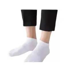 GENERICO - Medias Taloneras Blanco Unisex 12 pares