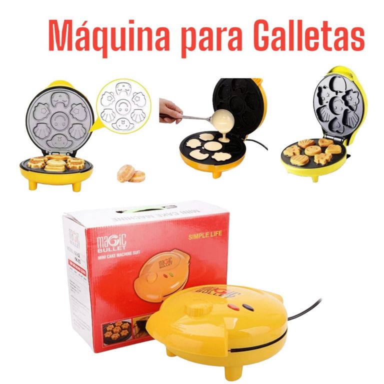 Mini Máquina para Hacer Galletas Caseras Moldes Animados