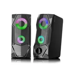 MICRONICS - Parlante KRIPTON Multimedia Gamer Sound MIC S324 2.0 RGB