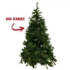 FLORIPA - Árbol de Navidad Verde de 1.80m y 846 ramas BPIN180