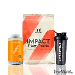 MYPROTEIN - Impact Whey Protein 1 kg Chocolate+Zinc 90 Tabletas