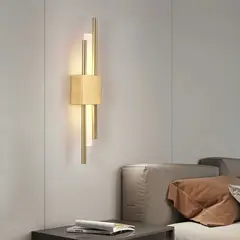 MMDH - Lámpara de pared LED de metal de línea nórdica PEA259 Oro-R