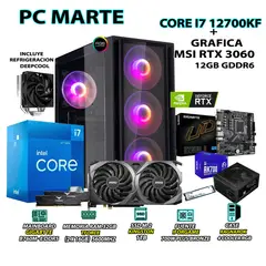 INTEL - Computadora Gamer Core i7 12700KF RAM DDR5 16GB SSD 1TB GRAFICA RTX 3060 12GB