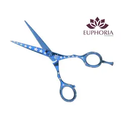 EUPHORIA - Tijeras de corte profesional FILO DE NAVAJA 5.5 Pulgadas de Acero Inoxidable Quirúrgico