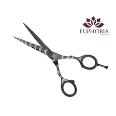 EUPHORIA - Tijeras de corte profesional FILO DE NAVAJA 5.5 Pulgadas de Acero Inoxidable Quirúrgico
